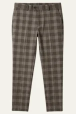 Chantal | Fine Check Slim Trousers