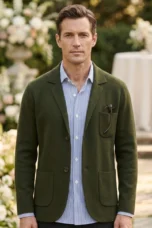 The Warren | Cotton-Blend Knit Blazer