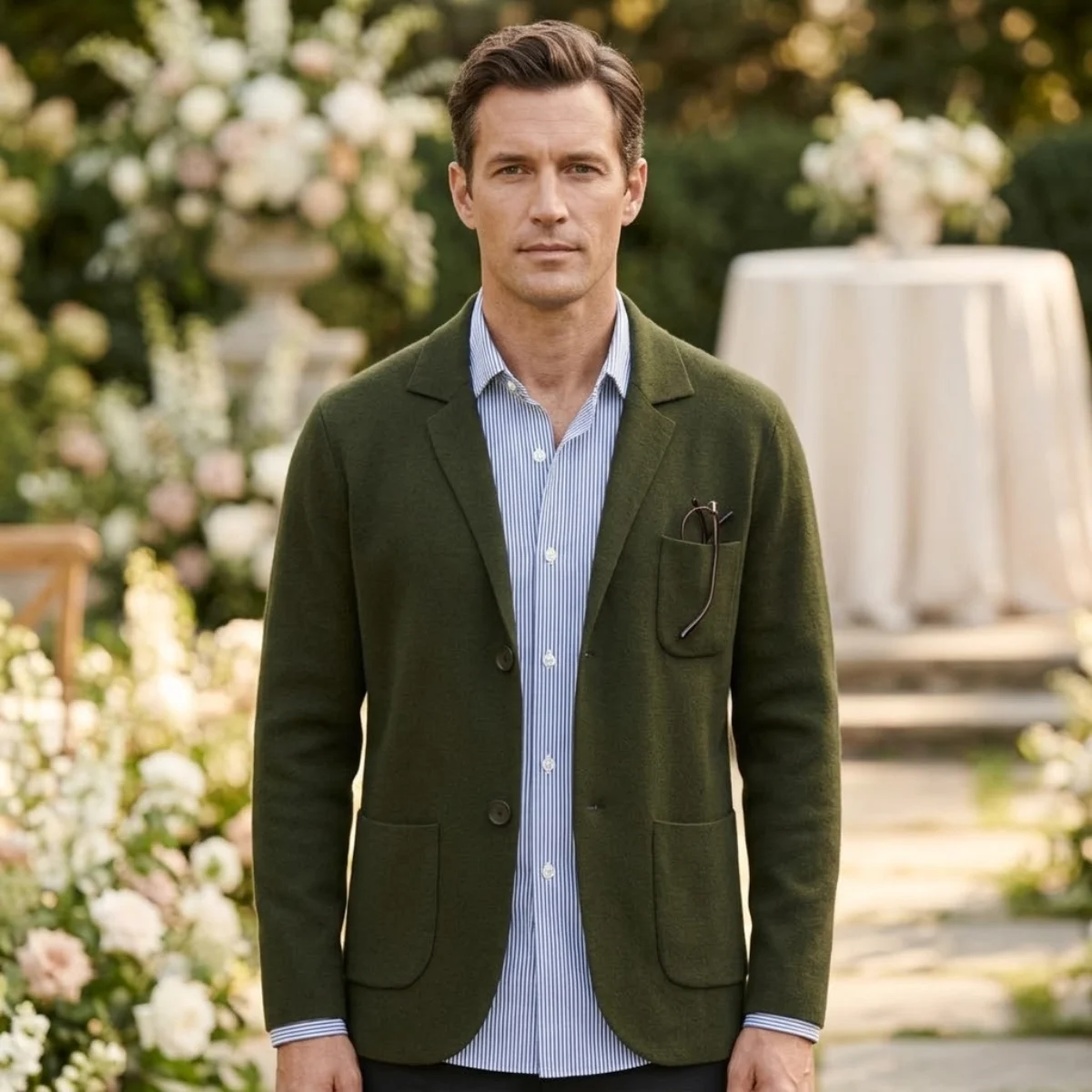 The Warren | Cotton-Blend Knit Blazer