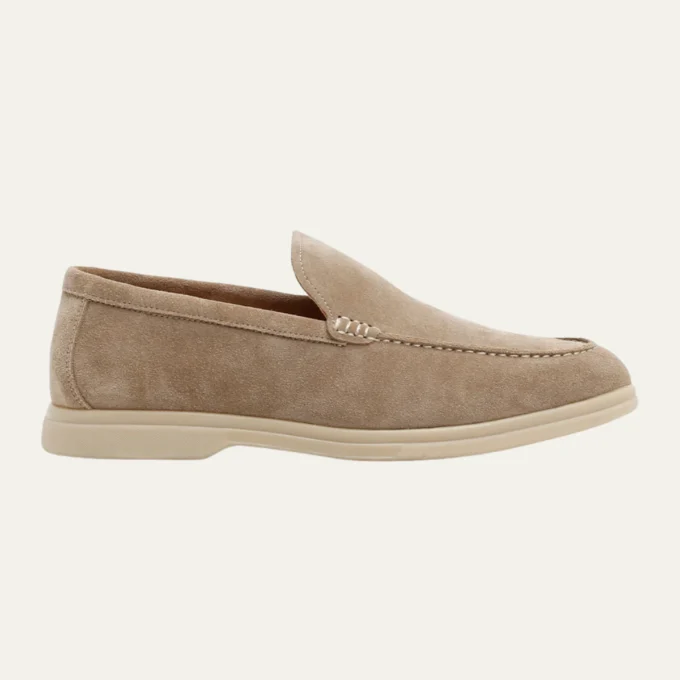 Gérard | Lined Suede Slip-On Loafers