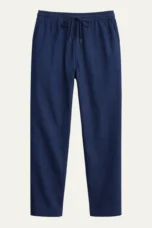 Gilberte | Cotton-Hemp Straight Trousers