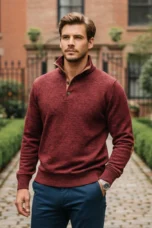 Chrysostome | Suede Elbow Patch Knit