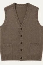 Esdras | Button Front Wool Knit Vest