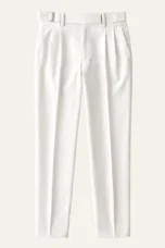 Anita | Slim Cotton Suit Trousers