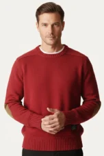 Pierre | Oversized Wool Elbow Patch Knit
