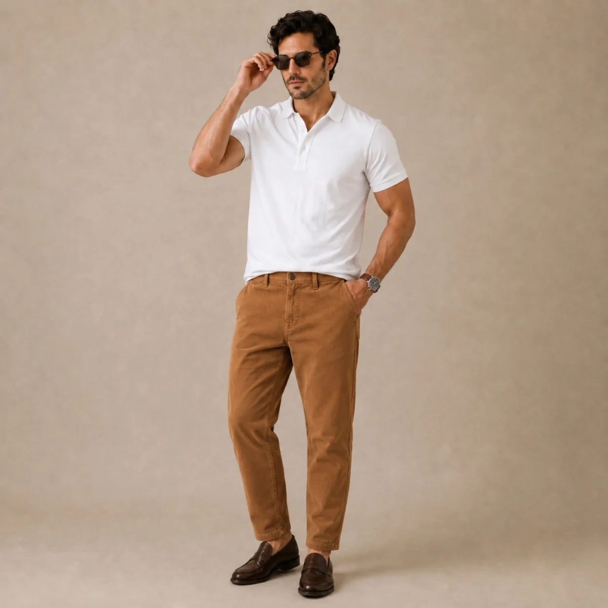 Aurélie | Fine Wale Corduroy Trousers