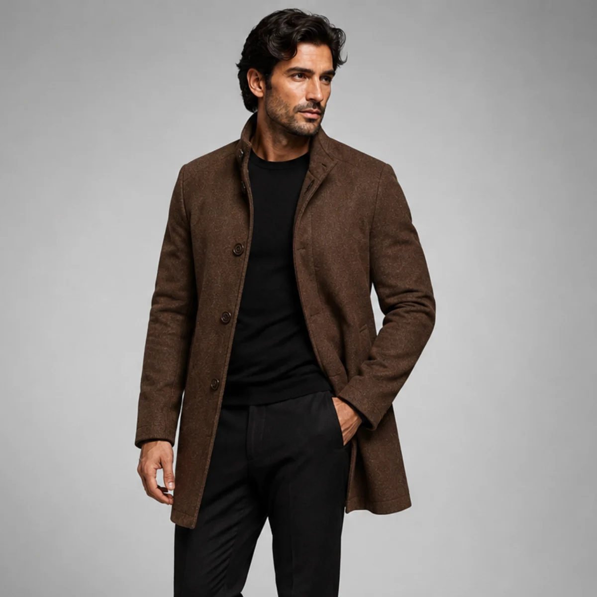 The Bernard | Wool-Blend Insulated Coat