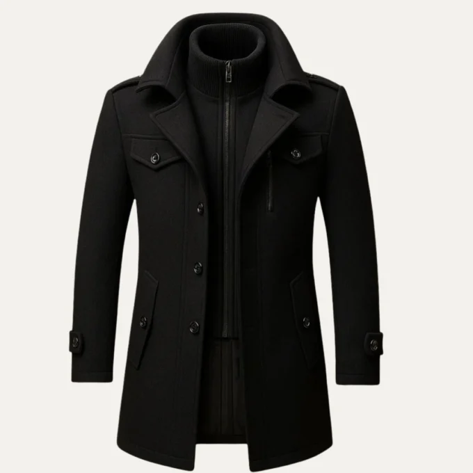 Colombe | Insulated Slim Wool-Blend Coat