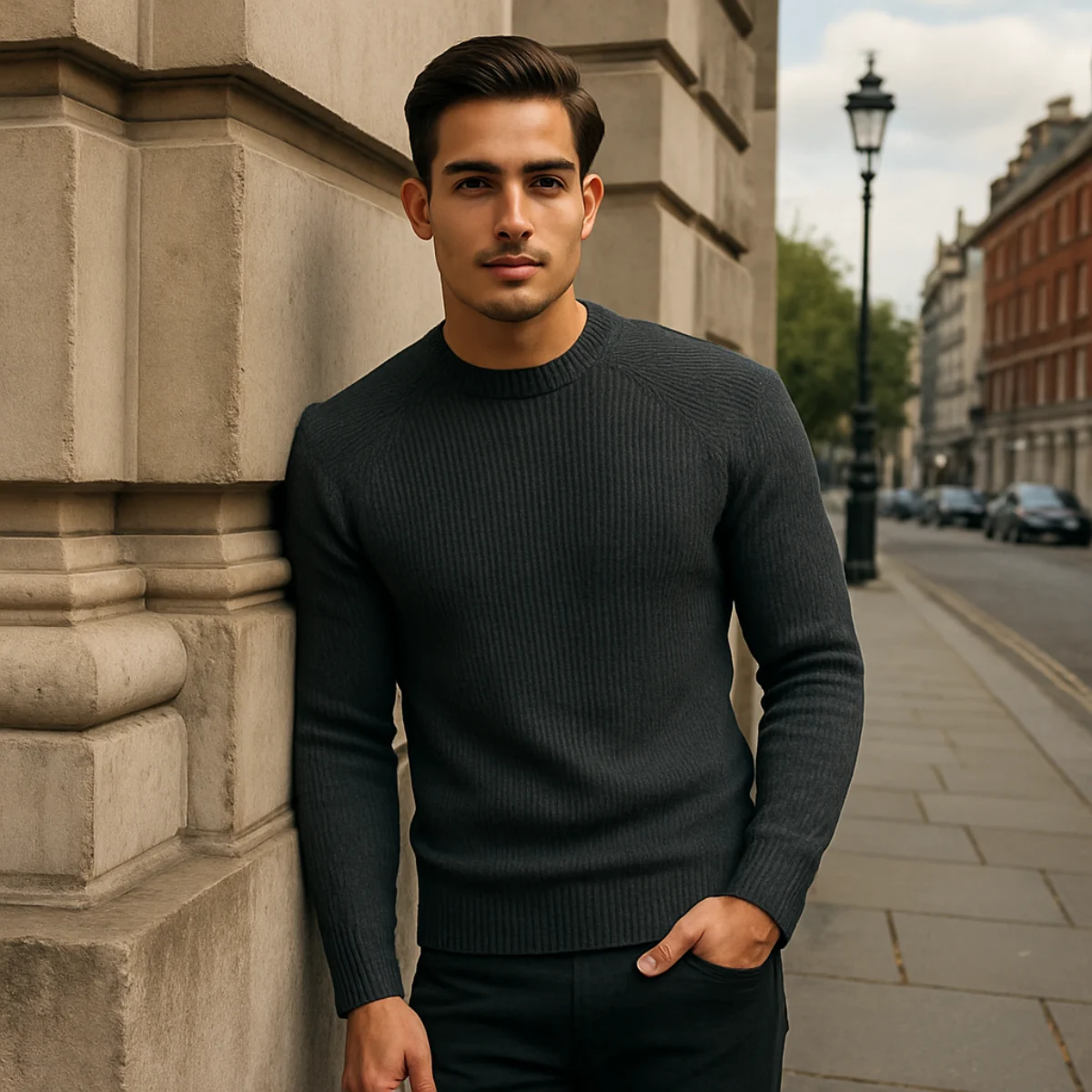 Martin | 100% Cashmere Raglan Crew Neck