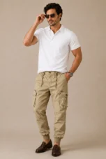 Cotton Utility Pocket Trousers product detail