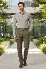 Nicolette | Straight Leg Wool Trousers