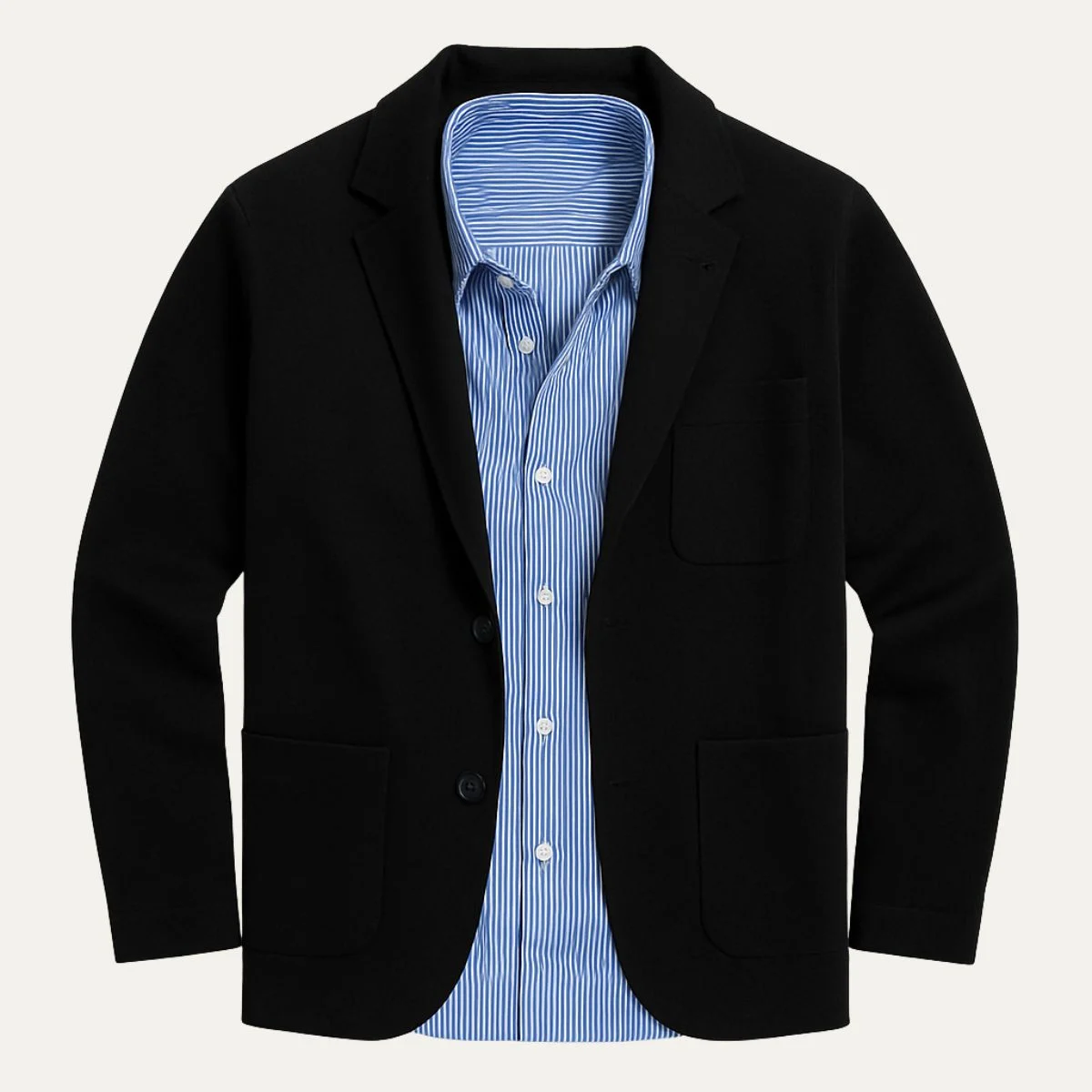 The Warren | Cotton-Blend Knit Blazer