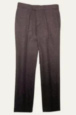 Clémence | High Waist Wool Tweed Trousers