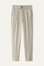 Rosaline | Pleated Linen Dress Trousers