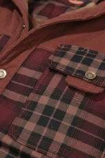 Honore | Plush Lined Plaid Shirt Jacket