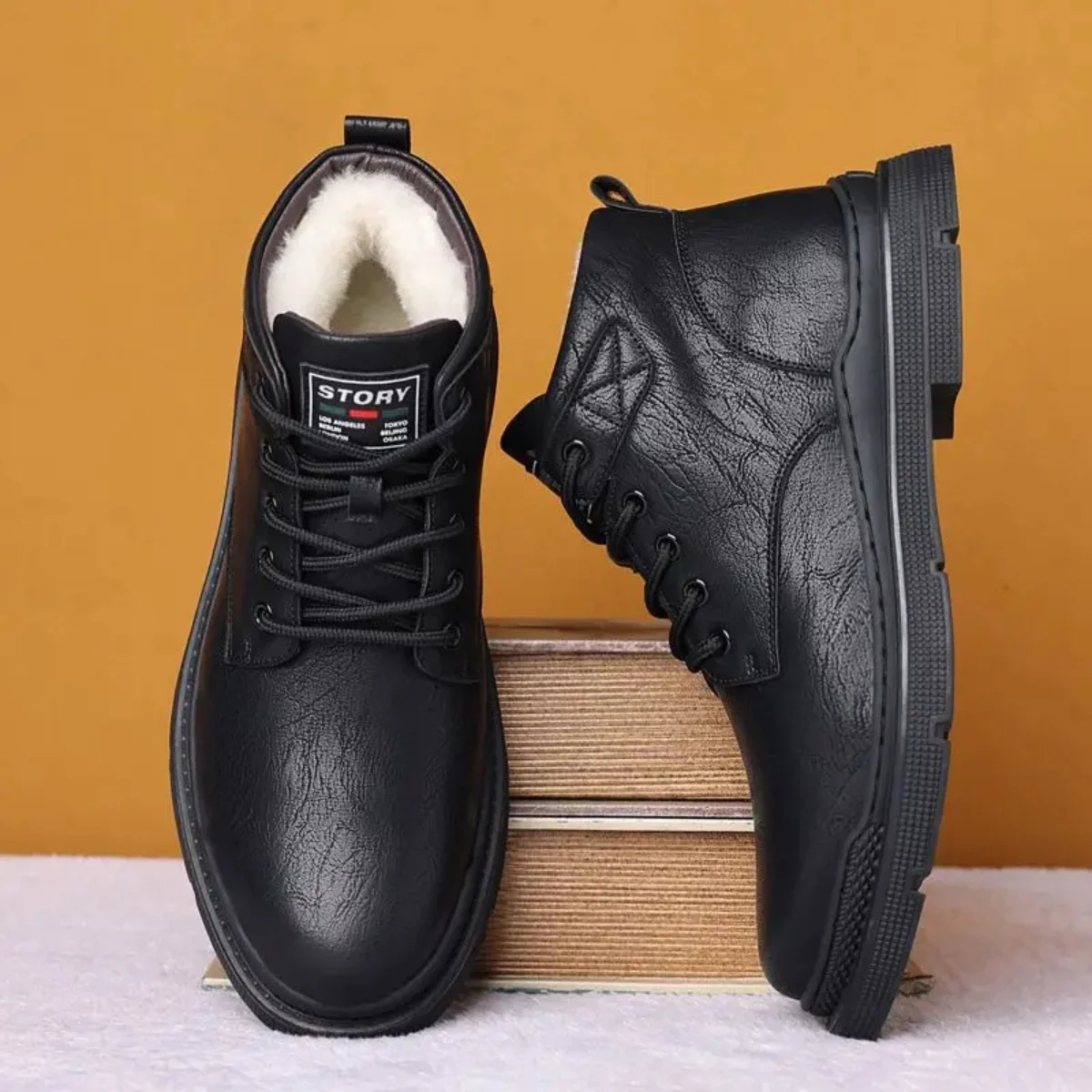 Aurelien | Insulated Leather Snow Boot