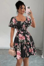 Sylvine | Waist Tie Floral Dress