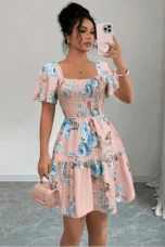 Sylvine | Waist Tie Floral Dress