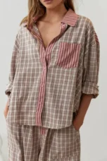 Léonarde | Cotton Blend Two-Piece Pyjamas
