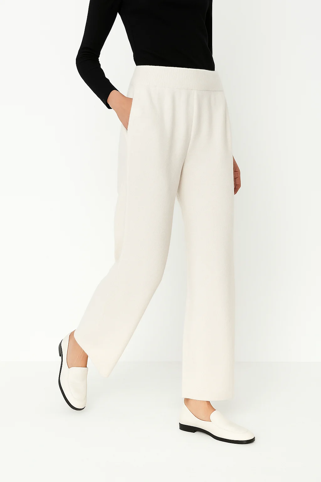 Hedwige | High Waist Cashmere Blend Pants