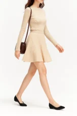 Laurentine | Merino Wool Mini Skirt