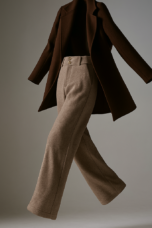 Lucile | 50% Wool Wide Leg Trousers