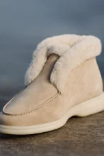 Lila | Shearling-Lined Loafer Boots