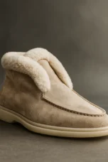 Lila | Shearling-Lined Loafer Boots