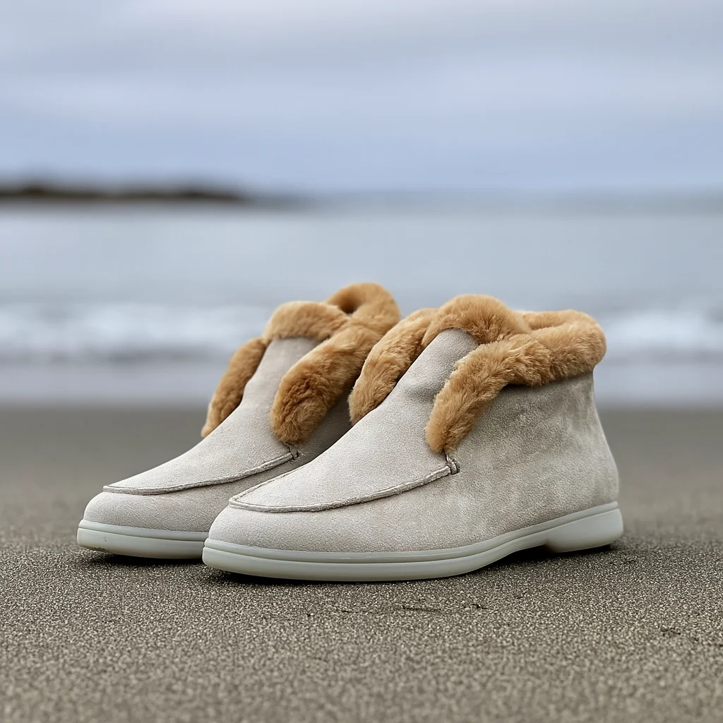 Lila | Shearling-Lined Loafer Boots