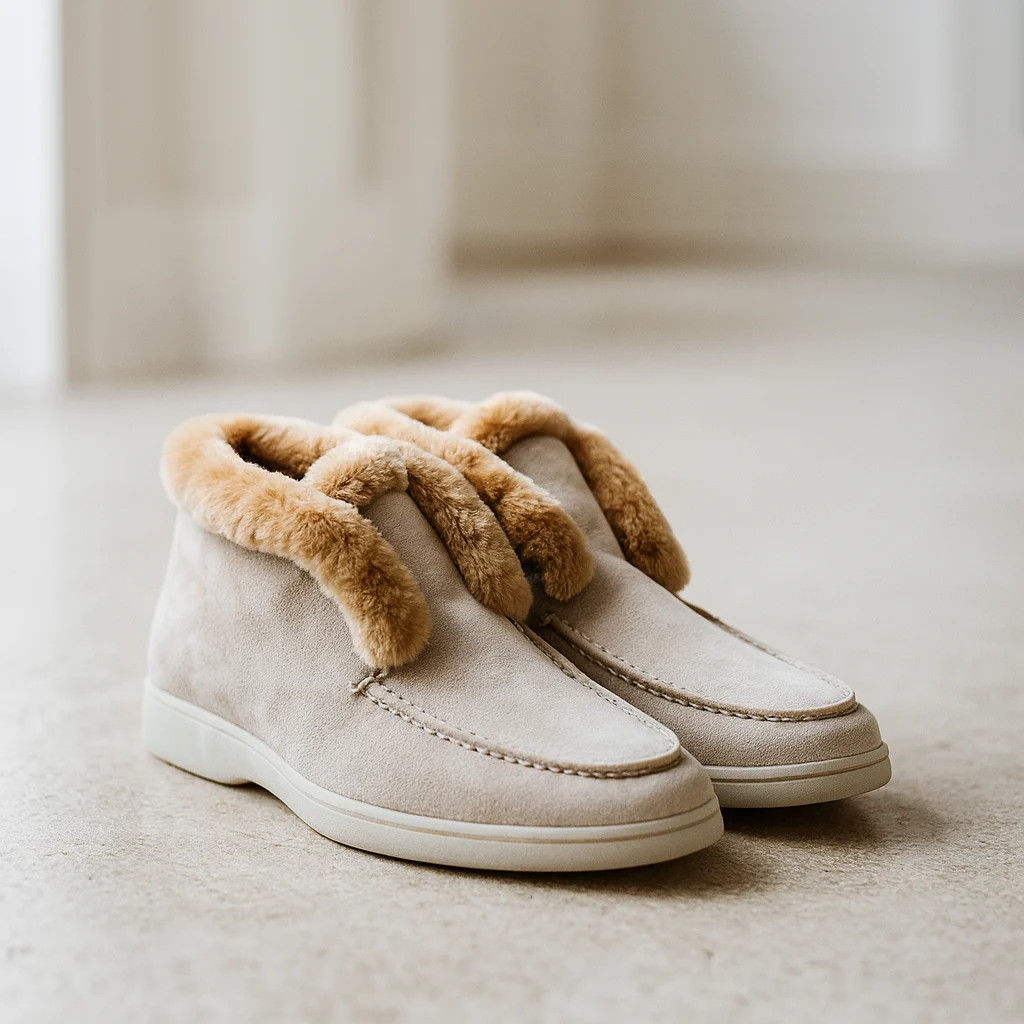 Lila | Shearling-Lined Loafer Boots
