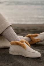 Lila | Shearling-Lined Loafer Boots