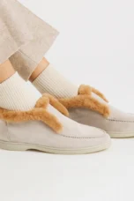 Lila | Shearling-Lined Loafer Boots