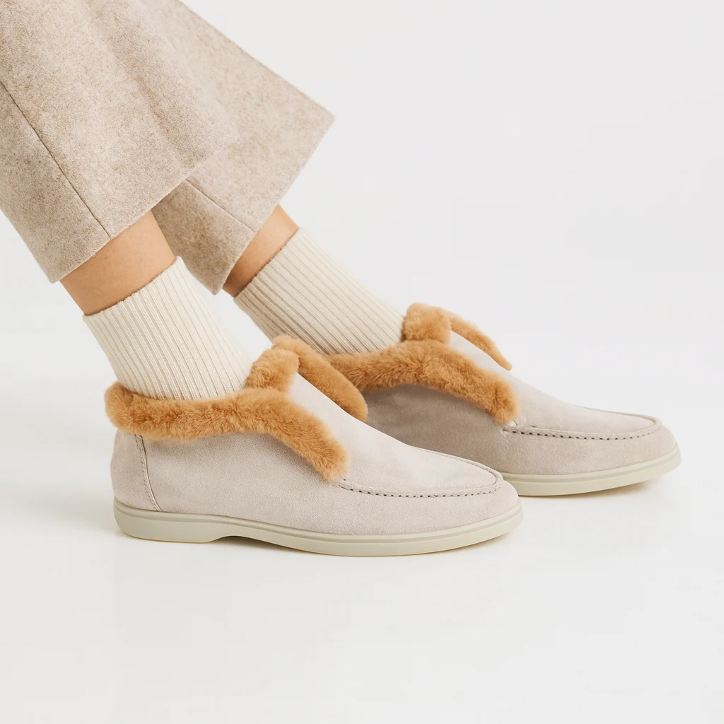 Lila | Shearling-Lined Loafer Boots