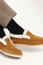 Lila | Shearling-Lined Loafer Boots