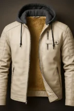 Isaie | Wool Lined Leather Jacket