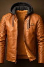 Isaie | Wool Lined Leather Jacket
