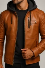 Isaie | Wool Lined Leather Jacket