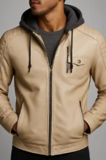 Isaie | Wool Lined Leather Jacket
