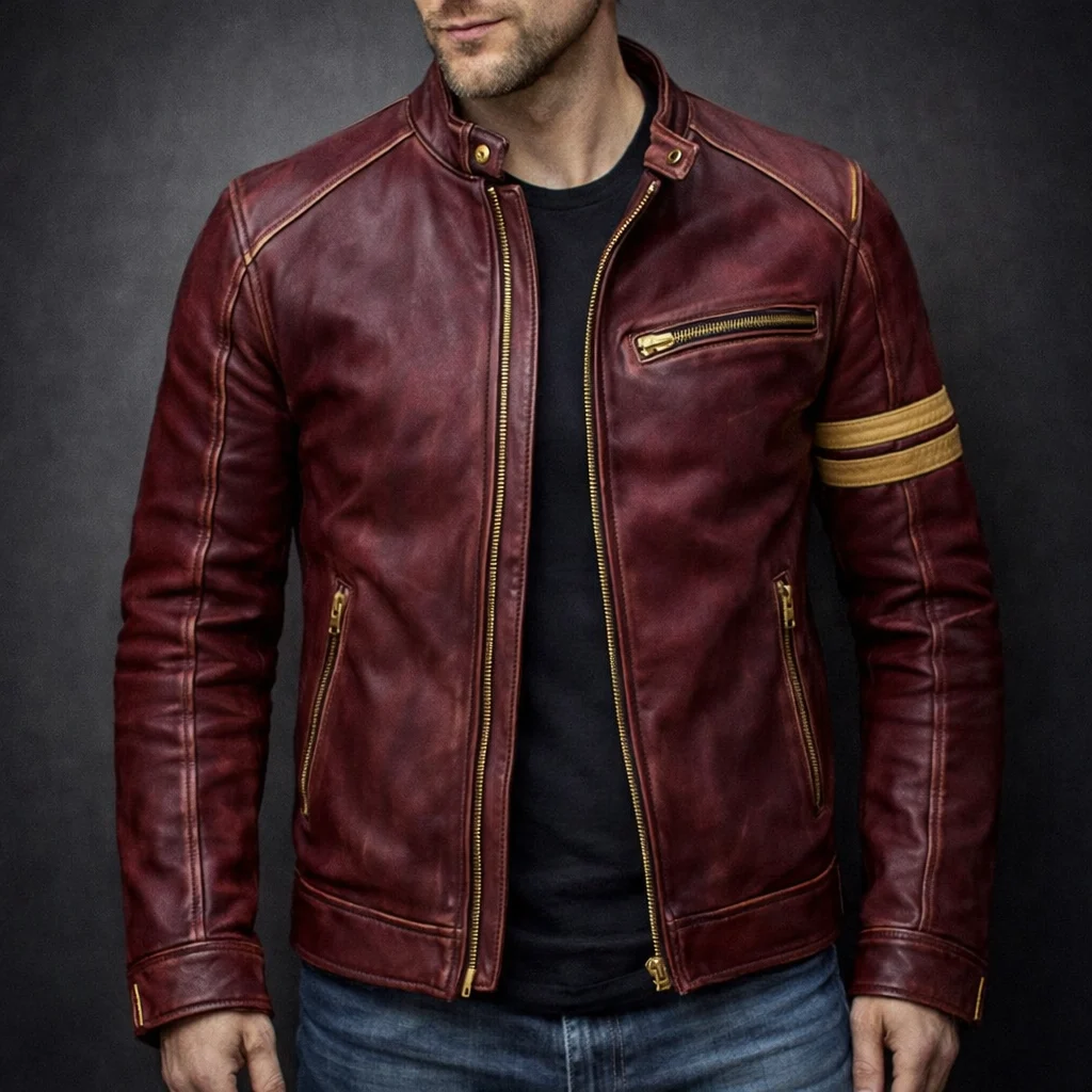 Evelyn | Patina Leather Jacket