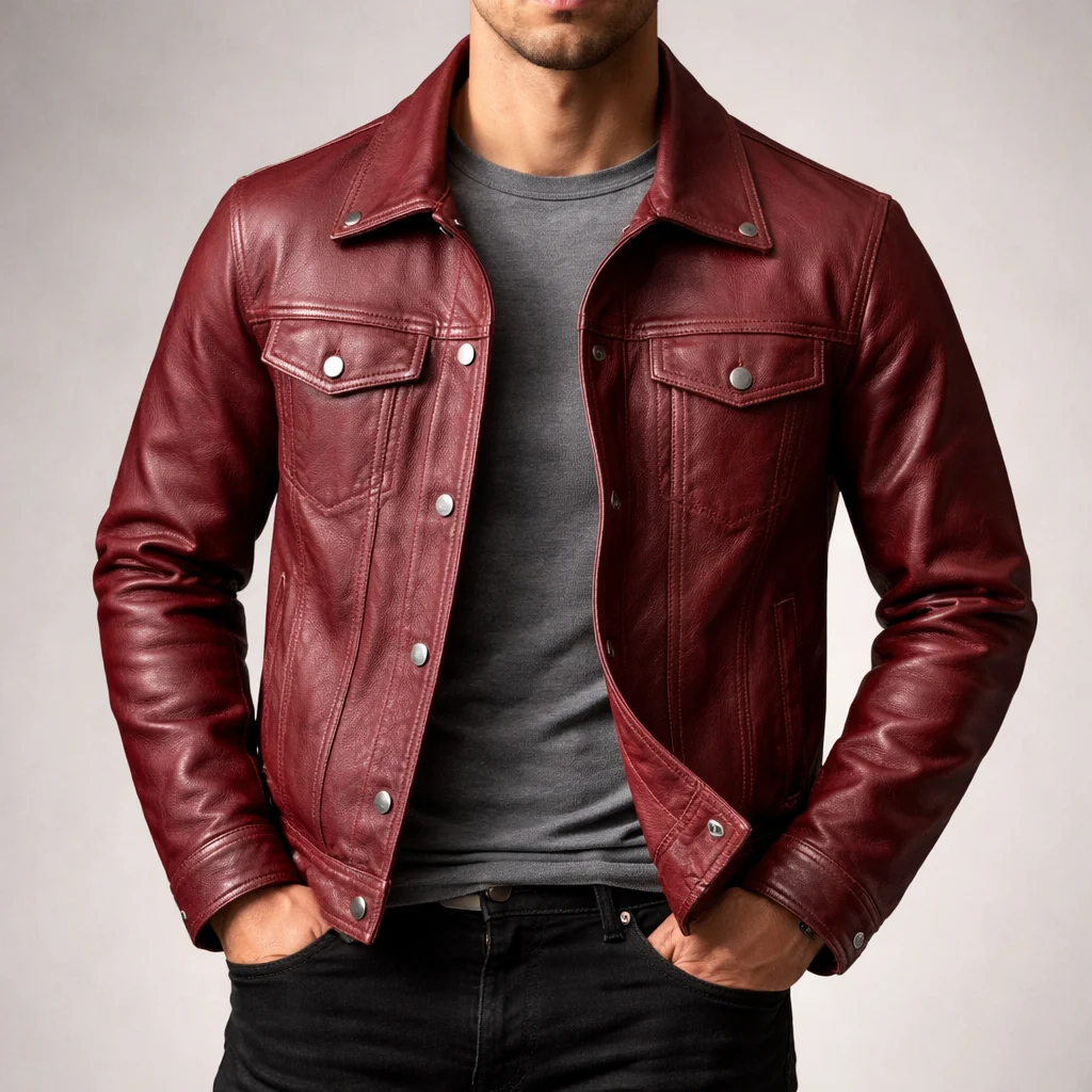Ferreol | Vintage Fade Leather Jacket