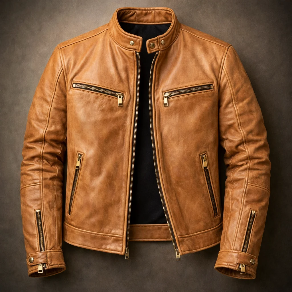 Gontran | Vintage Polish Leather Jacket