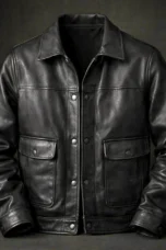 Aristide | Leather Trucker Jacket
