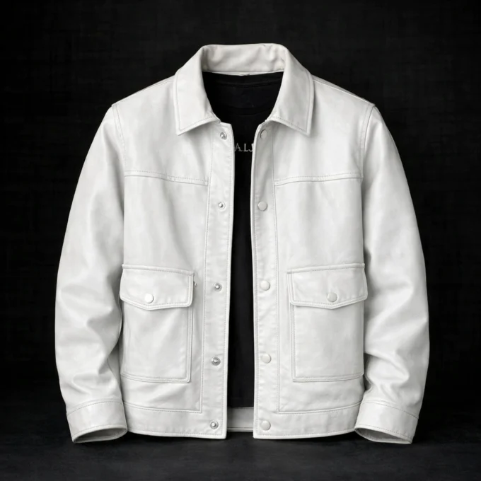 Aristide | Leather Trucker Jacket
