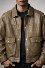 Aristide | Leather Trucker Jacket