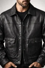 Aristide | Leather Trucker Jacket
