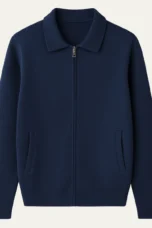 Zoel | Wool Blend Zip Front Cardigan