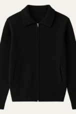 Zoel | Wool Blend Zip Front Cardigan