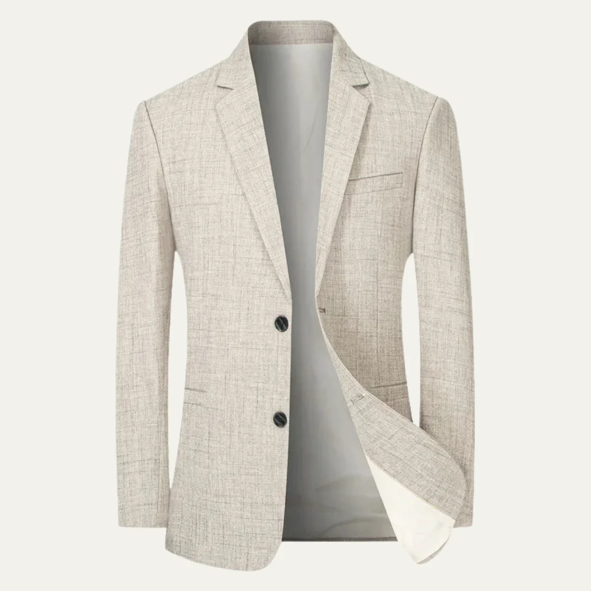 Lionel | Cotton Blend Two-Button Blazer
