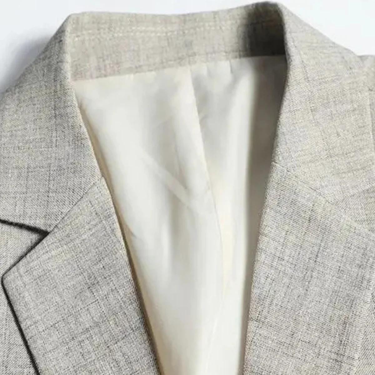 Lionel | Cotton Blend Two-Button Blazer