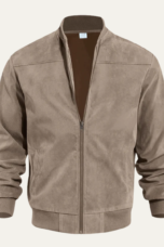 Fortunat | Suede Bomber Jacket